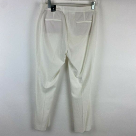 Amanda & Chelsea Modern Fit Straight Leg Ankle White Stretch Women Size 8 NWT - Picture 5 of 8